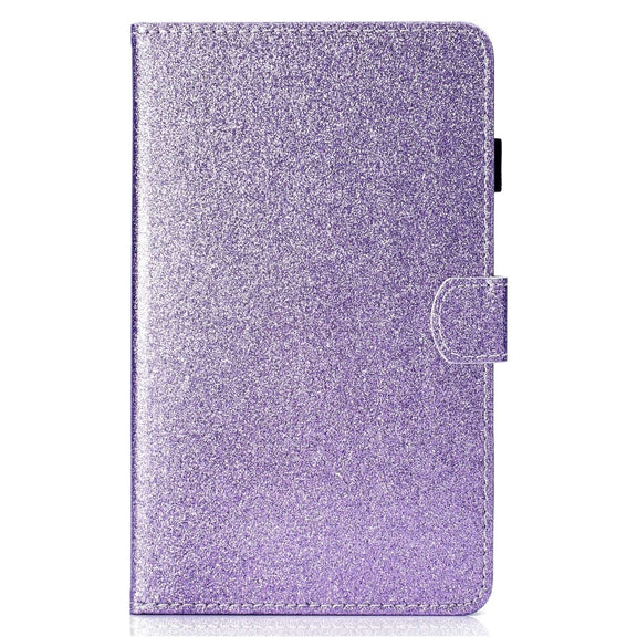 For Lenovo Tab P12 2023 / TB370FU Varnish Glitter Powder Smart Leather Tablet Case(Purple)