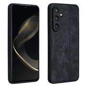 For Samsung Galaxy S24 5G AZNS 3D Embossed Skin Feel Phone Case(Black)