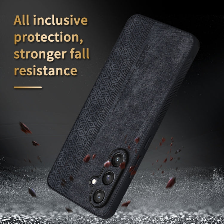 For Samsung Galaxy S24 5G AZNS 3D Embossed Skin Feel Phone Case(Brown)