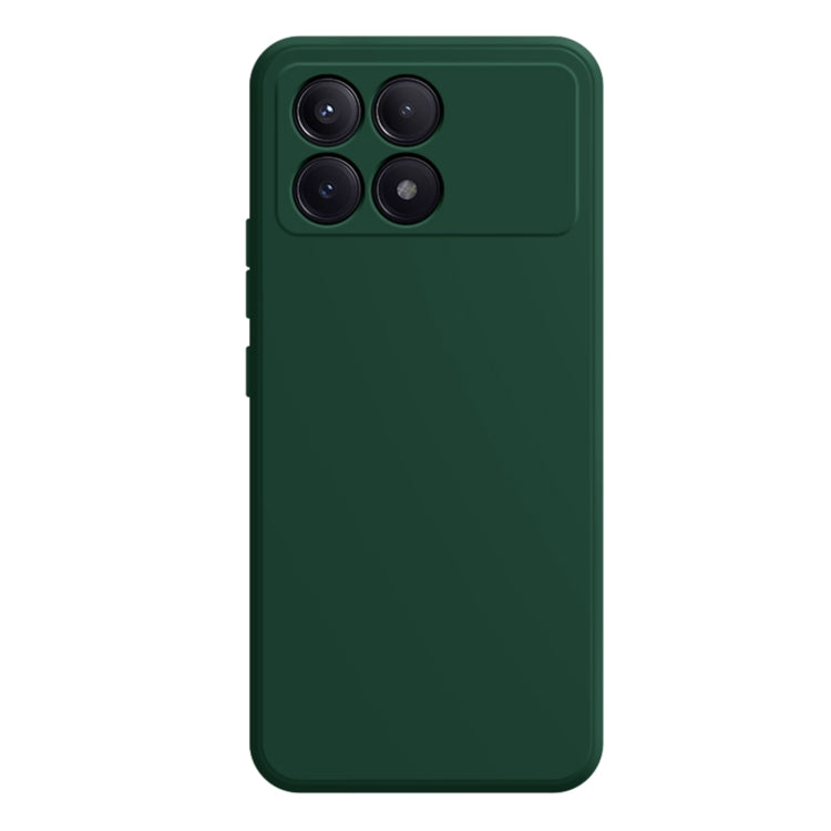 For Xiaomi Redmi K70 Pro Imitation Liquid Silicone Phone Case(Dark Green)