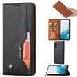 For Samsung Galaxy S25+ 5G Knead Skin Texture Flip Leather Phone Case(Black) - Galaxy S25+ 5G Cases by PMC Jewellery | Online Shopping South Africa | PMC Jewellery | Buy Now Pay Later Mobicred