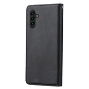 For Samsung Galaxy S25 5G Knead Skin Texture Flip Leather Phone Case(Black)