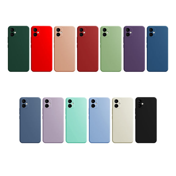 For Samsung Galaxy A05 Imitation Liquid Silicone Phone Case(Grey)