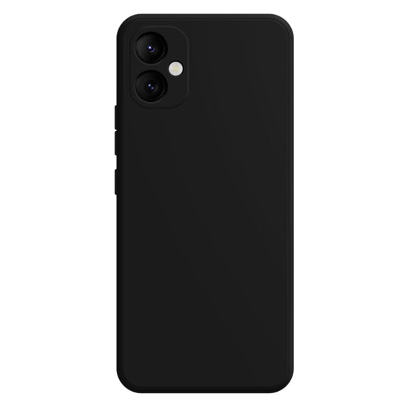 For Samsung Galaxy A05 Imitation Liquid Silicone Phone Case(Black)