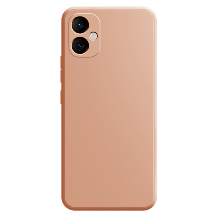 For Samsung Galaxy A05 Imitation Liquid Silicone Phone Case(Pink)