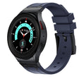 For Samsung Galaxy Watch 4 / 5 / 6 AP Series Liquid Silicone Watch Band(Black Blue) - free shipping - PMC TechLife - Order now!