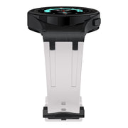 For Samsung Galaxy watch 4 / 5 / 6 AP Series Liquid Silicone Watch Band(Black Starlight)