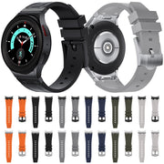 For Samsung Galaxy Watch 4 / 5 / 6 AP Series Liquid Silicone Watch Band(Black)