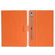 For Lenovo Tab P12 2023 / TB370FU Pure Color Smart Leather Tablet Case(Orange) - Lenovo by PMC TechLife | Online Shopping South Africa | PMC TechLife | Buy Now Pay Later Mobicred