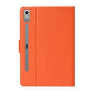 For Lenovo Tab P12 2023 / TB370FU Pure Color Smart Leather Tablet Case(Orange)
