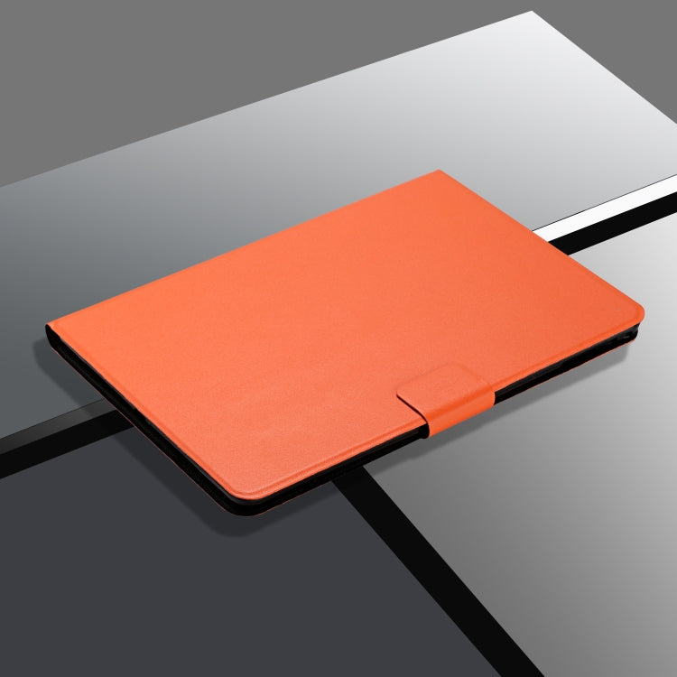 For Lenovo Tab M11/ Xiaoxin Pad 11 2024 Pure Color Smart Leather Tablet Case(Orange)