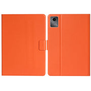 For Lenovo Tab M11/ Xiaoxin Pad 11 2024 Pure Color Smart Leather Tablet Case(Orange)