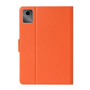 For Lenovo Tab M11/ Xiaoxin Pad 11 2024 Pure Color Smart Leather Tablet Case(Orange)