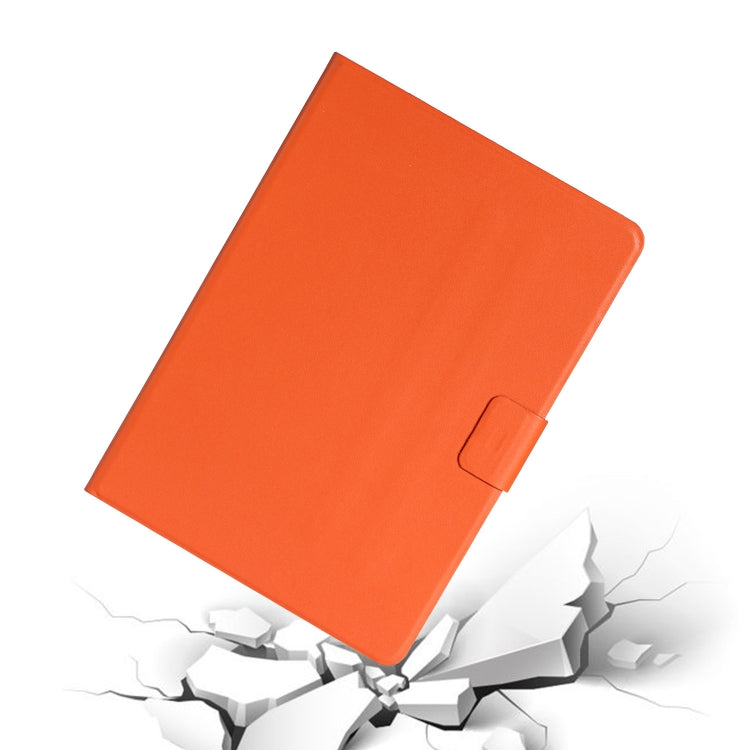 For Lenovo Tab M11/ Xiaoxin Pad 11 2024 Pure Color Smart Leather Tablet Case(Orange)