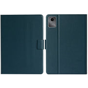 For Lenovo Tab M11/ Xiaoxin Pad 11 2024 Pure Color Smart Leather Tablet Case(Deep Green)