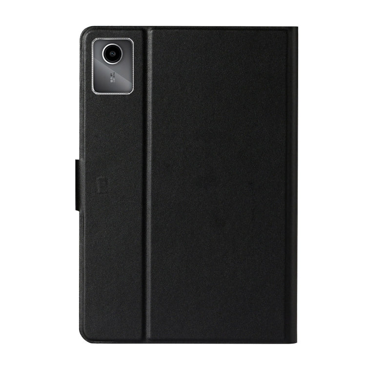 For Lenovo Tab M11/ Xiaoxin Pad 11 2024 Pure Color Smart Leather Tablet Case(Black)