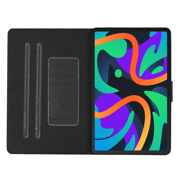 For Lenovo Tab M11/ Xiaoxin Pad 11 2024 Pure Color Smart Leather Tablet Case(Black)