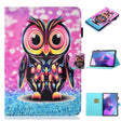 For Lenovo Tab P12 2023 / TB370FU Coloured Drawing Stitching Smart Leather Tablet Case(Owl) - Lenovo by PMC TechLife | Online Shopping South Africa | PMC TechLife | Buy Now Pay Later Mobicred