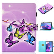For Lenovo Tab P12 2023 / TB370FU Coloured Drawing Stitching Smart Leather Tablet Case(Butterfly) - Lenovo by PMC TechLife | Online Shopping South Africa | PMC TechLife | Buy Now Pay Later Mobicred