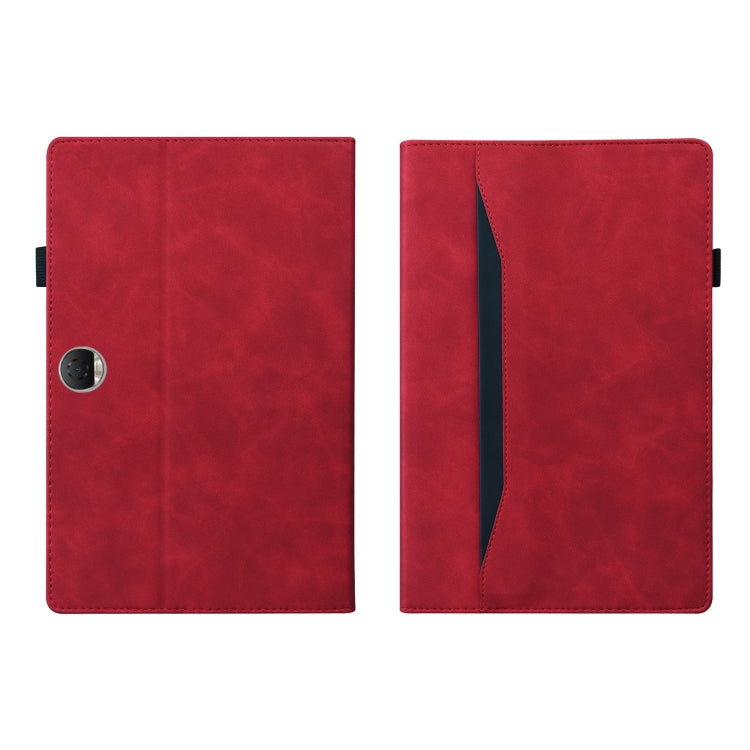 For Honor Pad 9 Splicing Shockproof Leather Tablet Case(Red)