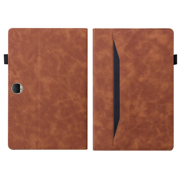 For Honor Pad 9 Splicing Shockproof Leather Tablet Case(Brown)