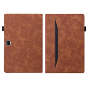 For Honor Pad 9 Splicing Shockproof Leather Tablet Case(Brown)
