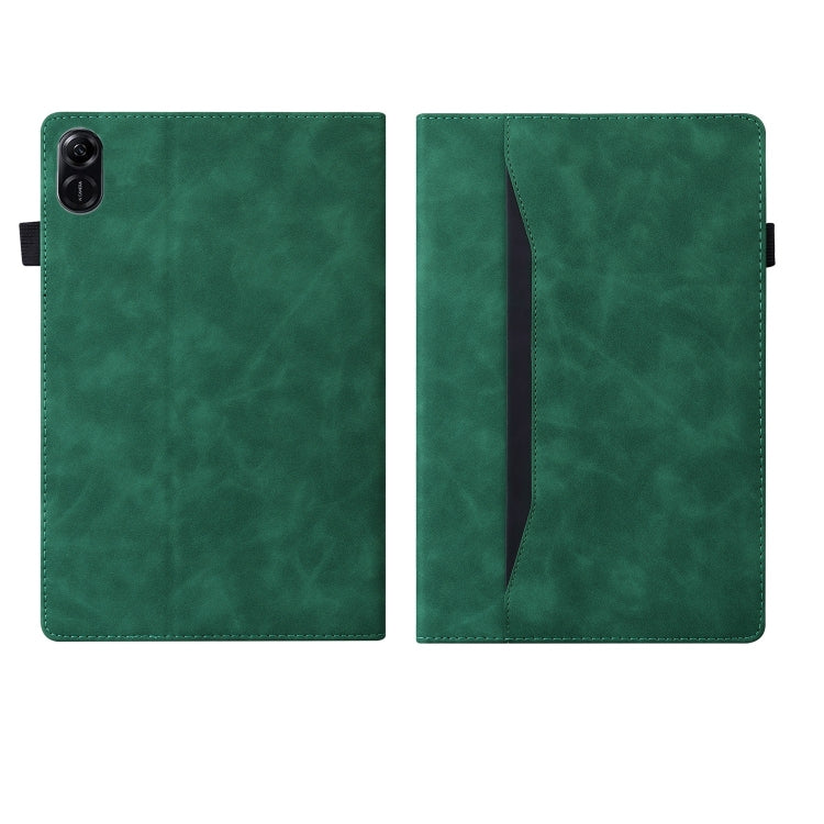 For Honor Pad X8a Splicing Shockproof Leather Tablet Case(Green)