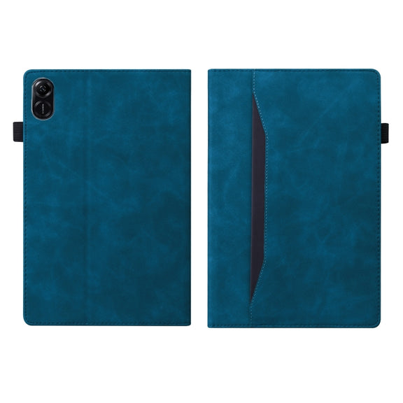For Honor Pad X8a Splicing Shockproof Leather Tablet Case(Blue)