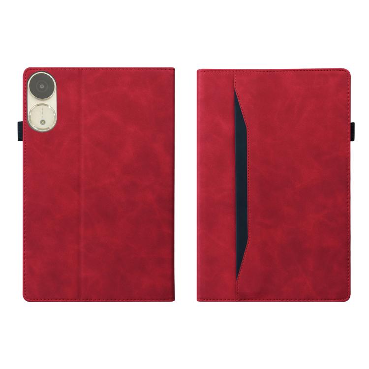 For Honor Pad V9 Splicing Shockproof Leather Tablet Case(Red)