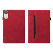 For Honor Pad V9 Splicing Shockproof Leather Tablet Case(Red)