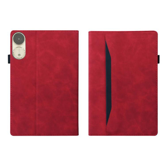 For Honor Pad V9 Splicing Shockproof Leather Tablet Case(Red)