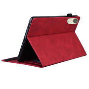 For Honor Pad V9 Splicing Shockproof Leather Tablet Case(Red)
