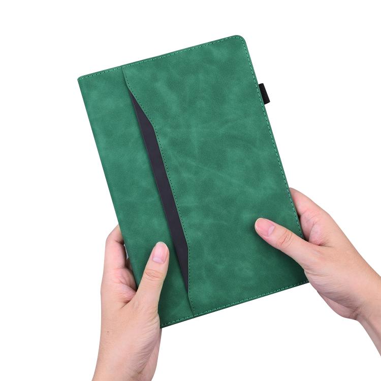 For Honor Pad V9 Splicing Shockproof Leather Tablet Case(Green)