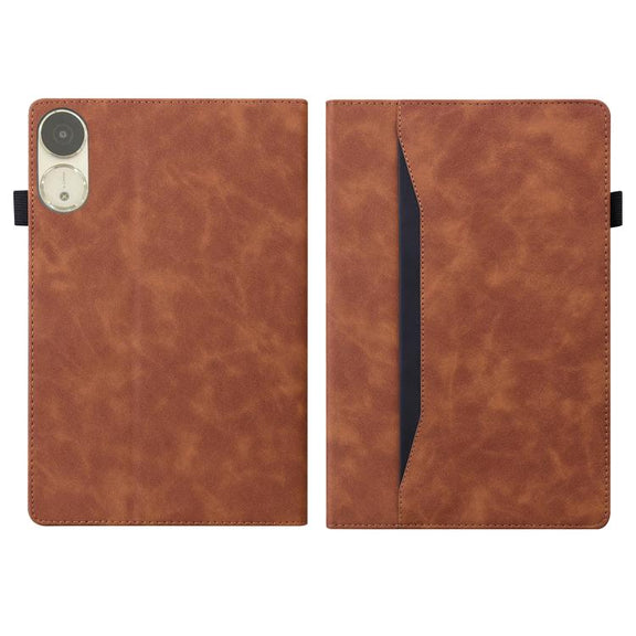 For Honor Pad V9 Splicing Shockproof Leather Tablet Case(Brown)