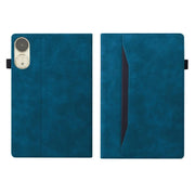 For Honor Pad V9 Splicing Shockproof Leather Tablet Case(Blue)