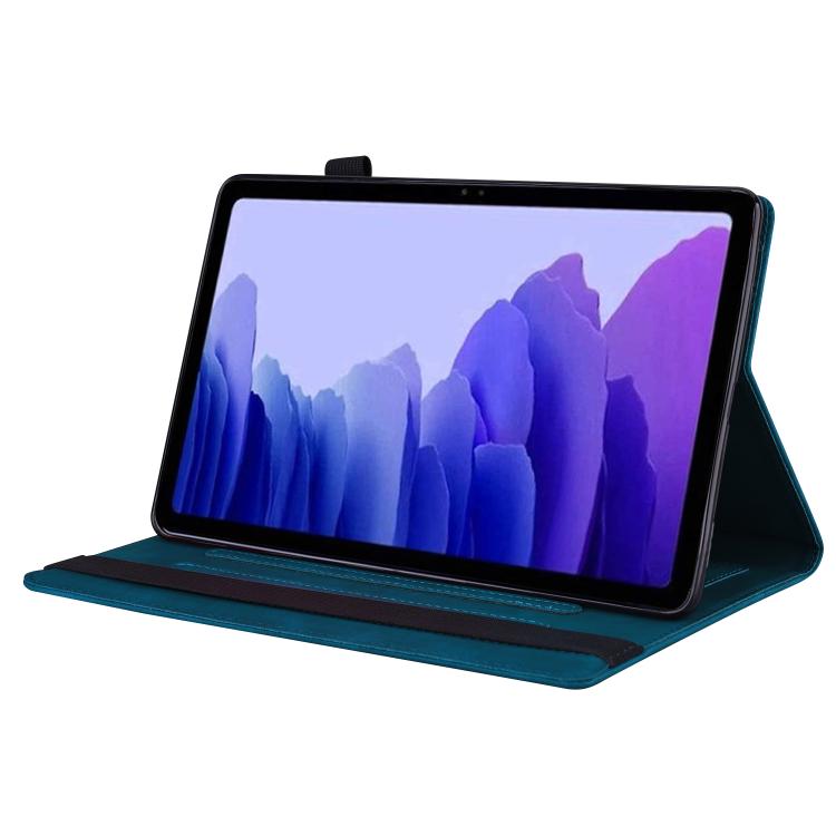 For Honor Pad V9 Splicing Shockproof Leather Tablet Case(Blue)