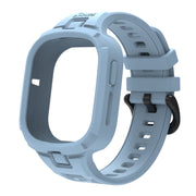 For Honor Watch 4 Solid Color Integrated TPU Watch Band(Light Blue)