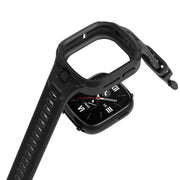 For Honor Watch 4 Solid Color Integrated TPU Watch Band(Black)