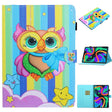 For Lenovo Tab M11/ Xiaoxin Pad 11 2024 Coloured Drawing Stitching Smart Leather Tablet Case(Rainbow Owl) - Lenovo by PMC Jewellery | Online Shopping South Africa | PMC Jewellery | Buy Now Pay Later Mobicred