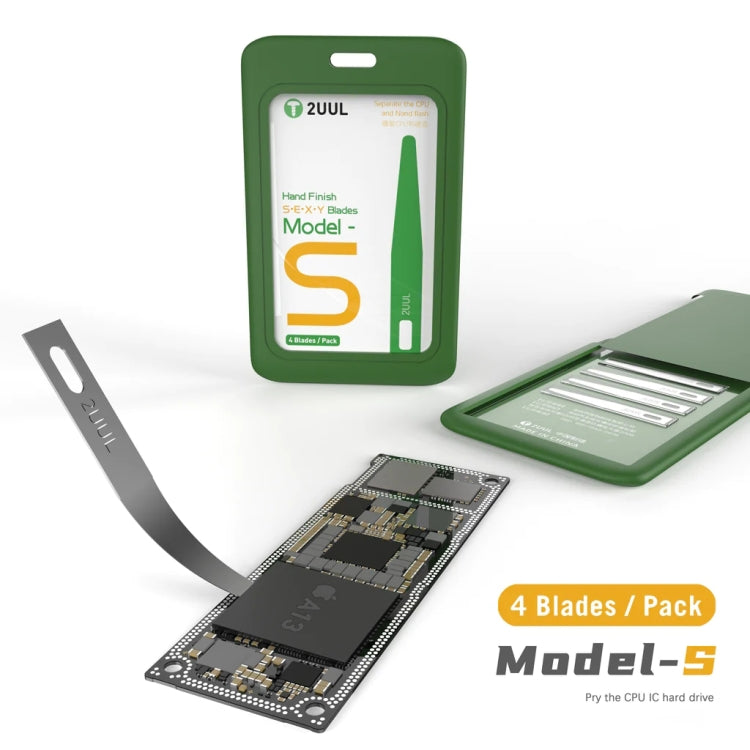 2UUL Hand Finish Blades For Phone Screen Debonding / Removal IC, Model:S