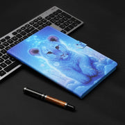 For Lenovo Tab M11/ Xiaoxin Pad 11 2024 Coloured Drawing Stitching Smart Leather Tablet Case(Little Tiger)