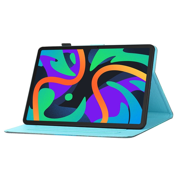 For Lenovo Tab M11/ Xiaoxin Pad 11 2024 Coloured Drawing Stitching Smart Leather Tablet Case(Colored Sand)