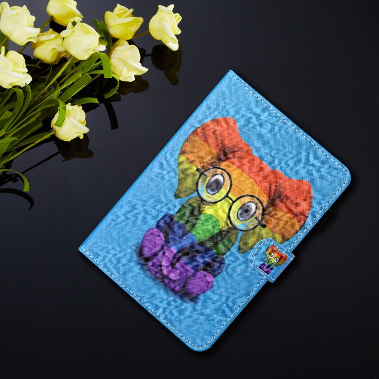 For Lenovo Tab M11/ Xiaoxin Pad 11 2024 Coloured Drawing Stitching Smart Leather Tablet Case(Colorful Elephant)