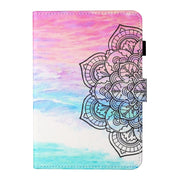 For Lenovo Tab M11/ Xiaoxin Pad 11 2024 Coloured Drawing Stitching Smart Leather Tablet Case(Colorful Mandala)