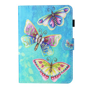For Lenovo Tab M11/ Xiaoxin Pad 11 2024 Coloured Drawing Stitching Smart Leather Tablet Case(Colorful Butterflies)