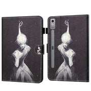 For Lenovo Tab P12 2023 / TB370FU Coloured Drawing Stitching Smart Leather Tablet Case(Star Girl)