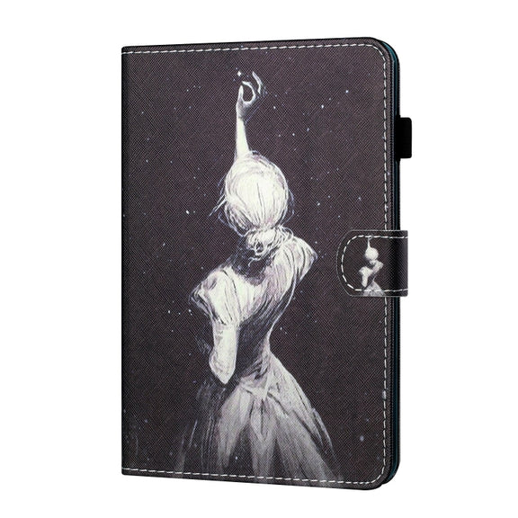 For Lenovo Tab P12 2023 / TB370FU Coloured Drawing Stitching Smart Leather Tablet Case(Star Girl)