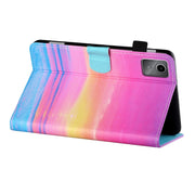 For Lenovo Tab M11/ Xiaoxin Pad 11 2024 Coloured Drawing Stitching Smart Leather Tablet Case(Sunrise)