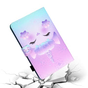 For Lenovo Tab M11/ Xiaoxin Pad 11 2024 Coloured Drawing Stitching Smart Leather Tablet Case(Unicorn)