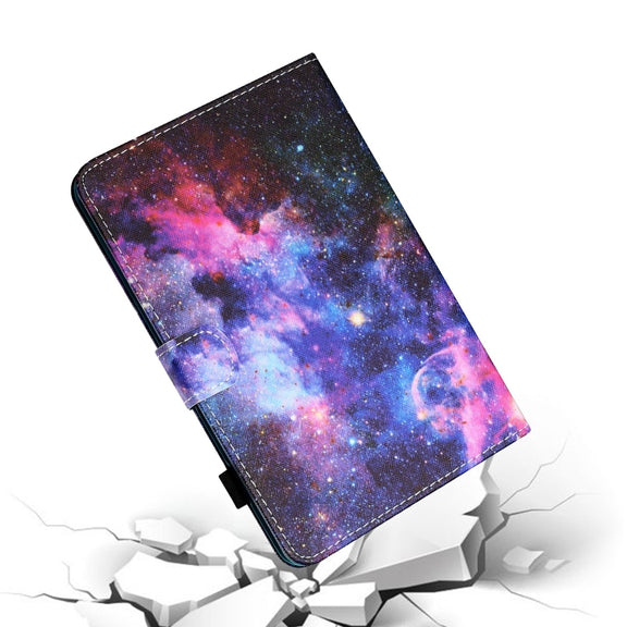 For Lenovo Tab M11/ Xiaoxin Pad 11 2024 Coloured Drawing Stitching Smart Leather Tablet Case(Starry Sky)